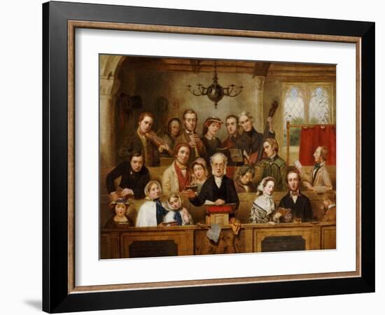 The Village Choir-John Watkins Chapman-Framed Giclee Print