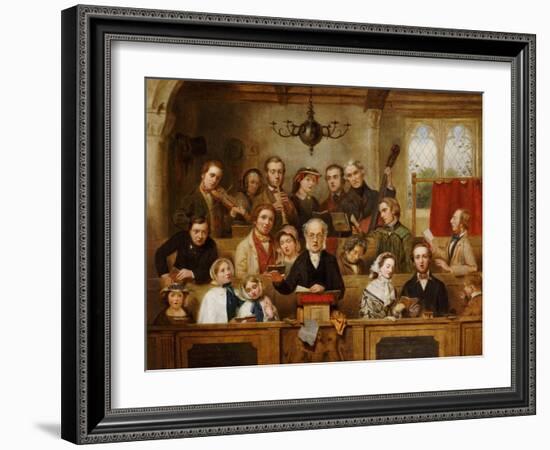 The Village Choir-John Watkins Chapman-Framed Giclee Print