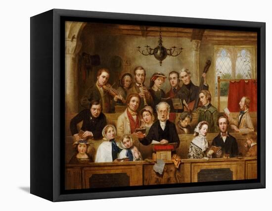 The Village Choir-John Watkins Chapman-Framed Premier Image Canvas
