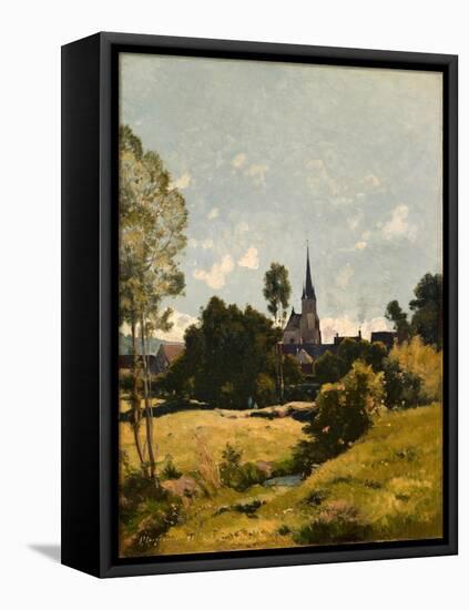 The Village Church, 1891-Henri-Joseph Harpignies-Framed Premier Image Canvas