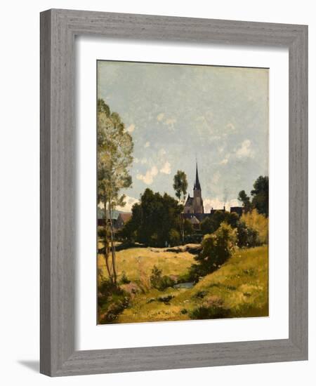 The Village Church, 1891-Henri-Joseph Harpignies-Framed Giclee Print