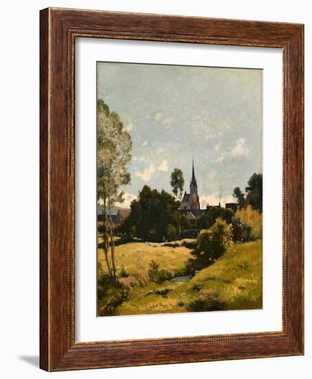 The Village Church, 1891-Henri-Joseph Harpignies-Framed Giclee Print