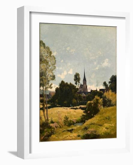 The Village Church, 1891-Henri-Joseph Harpignies-Framed Giclee Print