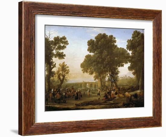 The Village Festival-Claude Lorraine-Framed Giclee Print