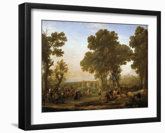 The Village Festival-Claude Lorraine-Framed Giclee Print