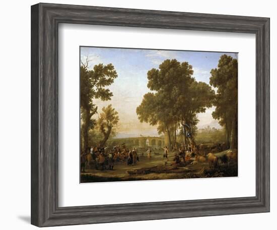 The Village Festival-Claude Lorraine-Framed Giclee Print