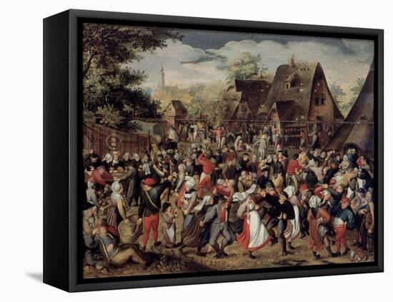 The Village Festival-Pieter Brueghel the Younger-Framed Premier Image Canvas