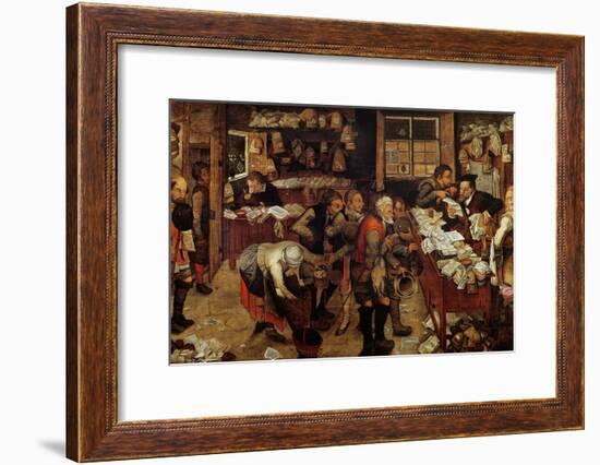 The Village Lawyer, 1621-Pieter Brueghel the Younger-Framed Giclee Print