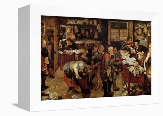 The Village Lawyer, 1621-Pieter Brueghel the Younger-Framed Giclee Print