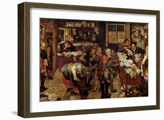 The Village Lawyer, 1621-Pieter Brueghel the Younger-Framed Giclee Print