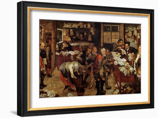 The Village Lawyer, 1621-Pieter Brueghel the Younger-Framed Giclee Print