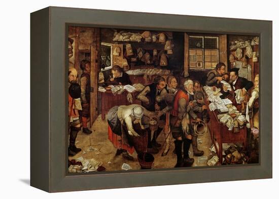 The Village Lawyer, 1621-Pieter Brueghel the Younger-Framed Premier Image Canvas