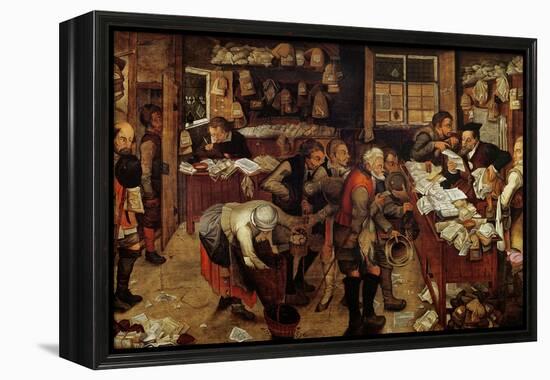 The Village Lawyer, 1621-Pieter Brueghel the Younger-Framed Premier Image Canvas