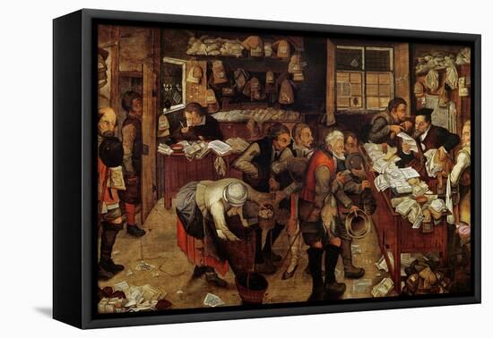 The Village Lawyer, 1621-Pieter Brueghel the Younger-Framed Premier Image Canvas