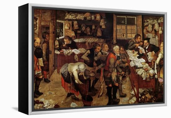 The Village Lawyer, 1621-Pieter Brueghel the Younger-Framed Premier Image Canvas