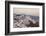 The Village Lit by the Setting Sun, Firostefani, Santorini (Thira) (Thera)-Ruth Tomlinson-Framed Photographic Print