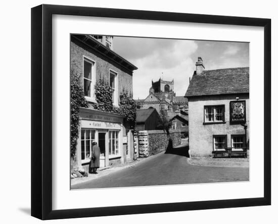 The Village of Cartmel-null-Framed Photographic Print