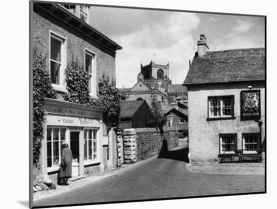 The Village of Cartmel-null-Mounted Photographic Print