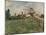 The Village of Eragny, 19th Century-Camille Pissarro-Mounted Giclee Print