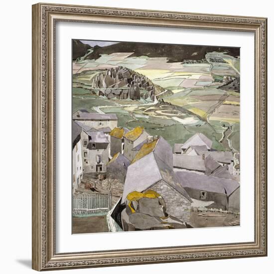 The Village of La Lagonne-Charles Rennie Mackintosh-Framed Giclee Print