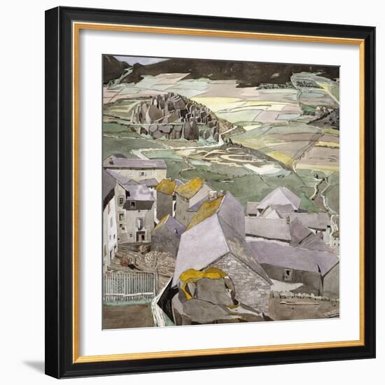 The Village of La Lagonne-Charles Rennie Mackintosh-Framed Giclee Print