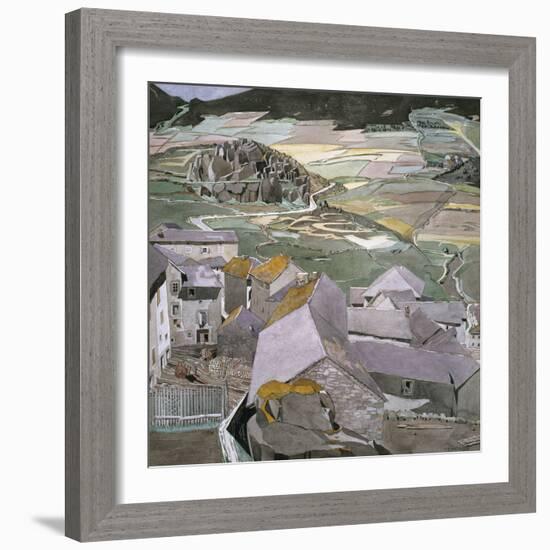 The Village of La Llagonne-Charles Rennie Mackintosh-Framed Giclee Print