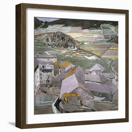 The Village of La Llagonne-Charles Rennie Mackintosh-Framed Giclee Print