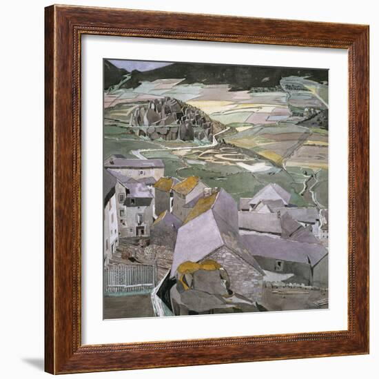 The Village of La Llagonne-Charles Rennie Mackintosh-Framed Giclee Print