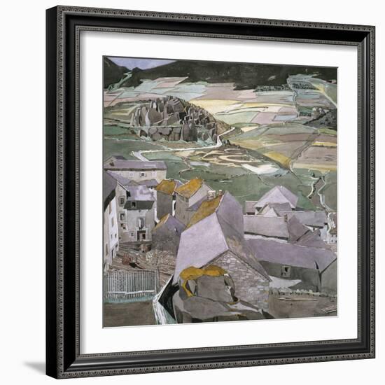 The Village of La Llagonne-Charles Rennie Mackintosh-Framed Giclee Print