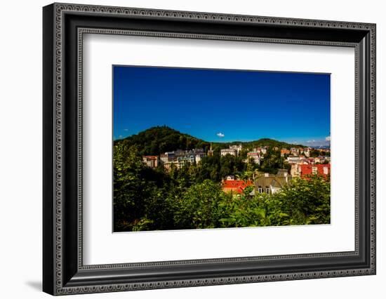 The Village of Loket in Karlovy Vary, Bohemia, Czech Republic, Europe-Laura Grier-Framed Photographic Print