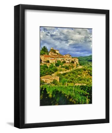 'The Village of Montefioralle Overlooks the Tuscan Hills around Greve ...