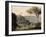 The Village of Nemi, Late 18th-Early 19th Century-Pierre Henri de Valenciennes-Framed Giclee Print