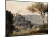 The Village of Nemi, Late 18th-Early 19th Century-Pierre Henri de Valenciennes-Mounted Giclee Print