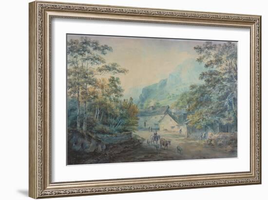 The Village of Rydal, Westmorland-Sawrey Gilpin-Framed Giclee Print