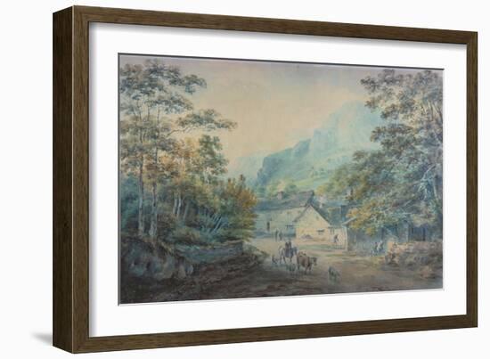 The Village of Rydal, Westmorland-Sawrey Gilpin-Framed Giclee Print