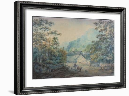 The Village of Rydal, Westmorland-Sawrey Gilpin-Framed Giclee Print