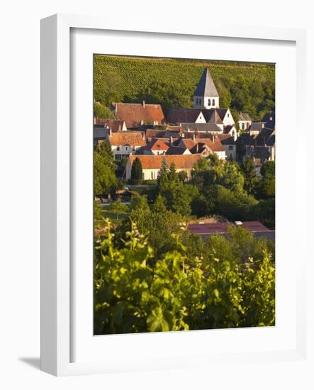 The Village of Sury En Vaux Near to the Famous Vineyards of Sancerre, Cher, Loire Valley, Centre, F-Julian Elliott-Framed Photographic Print