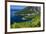 The village of Trstenik on the Peljesac Peninsula above the Adriatic Sea, Dalmatia, Croatia-Russ Bishop-Framed Photographic Print