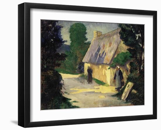 The Village Path, 1890-Eugène Boudin-Framed Giclee Print