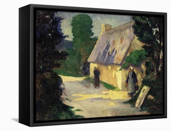 The Village Path, 1890-Eugène Boudin-Framed Premier Image Canvas