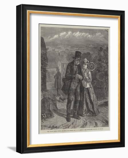 The Village Postman, 'Nothing, I'm Afraid, This Morning, Miss'-William Hemsley-Framed Giclee Print