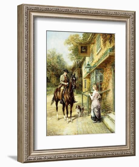 The Village Postman-Heywood Hardy-Framed Giclee Print