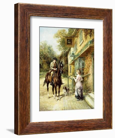 The Village Postman-Heywood Hardy-Framed Giclee Print