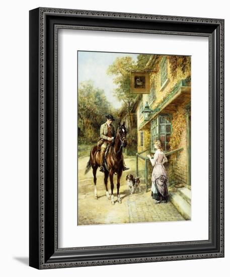 The Village Postman-Heywood Hardy-Framed Giclee Print