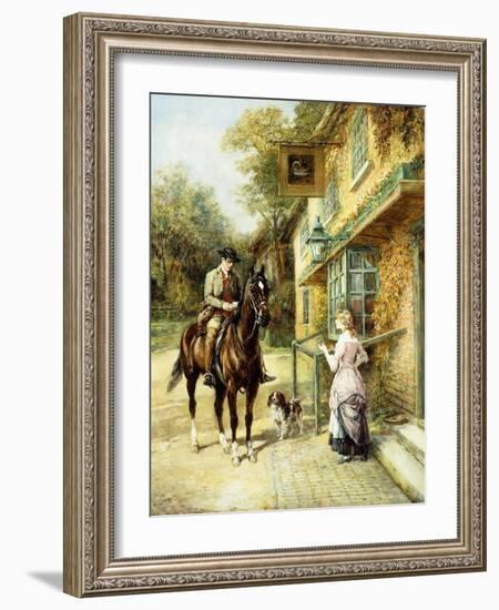 The Village Postman-Heywood Hardy-Framed Giclee Print