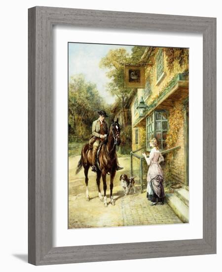 The Village Postman-Heywood Hardy-Framed Giclee Print
