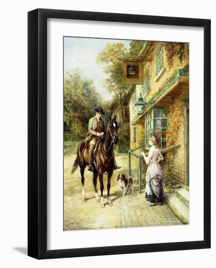 The Village Postman-Heywood Hardy-Framed Giclee Print