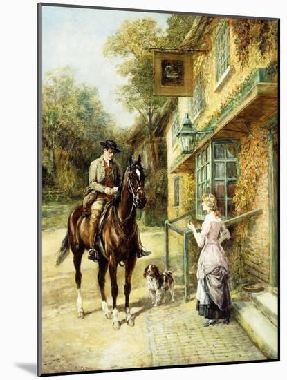 The Village Postman-Heywood Hardy-Mounted Giclee Print