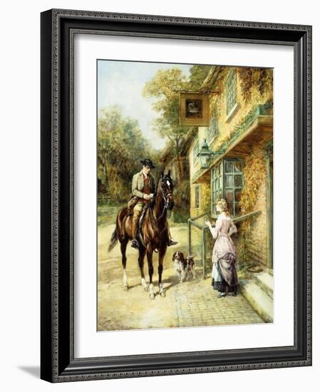 The Village Postman-Heywood Hardy-Framed Giclee Print