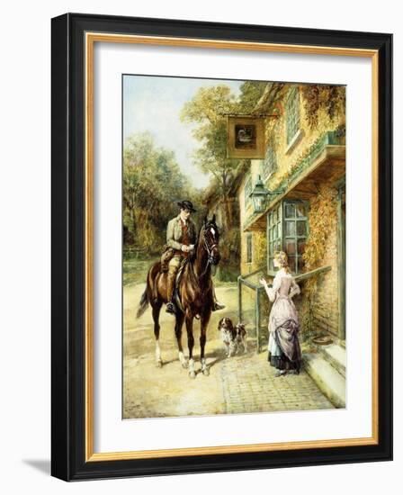 The Village Postman-Heywood Hardy-Framed Giclee Print